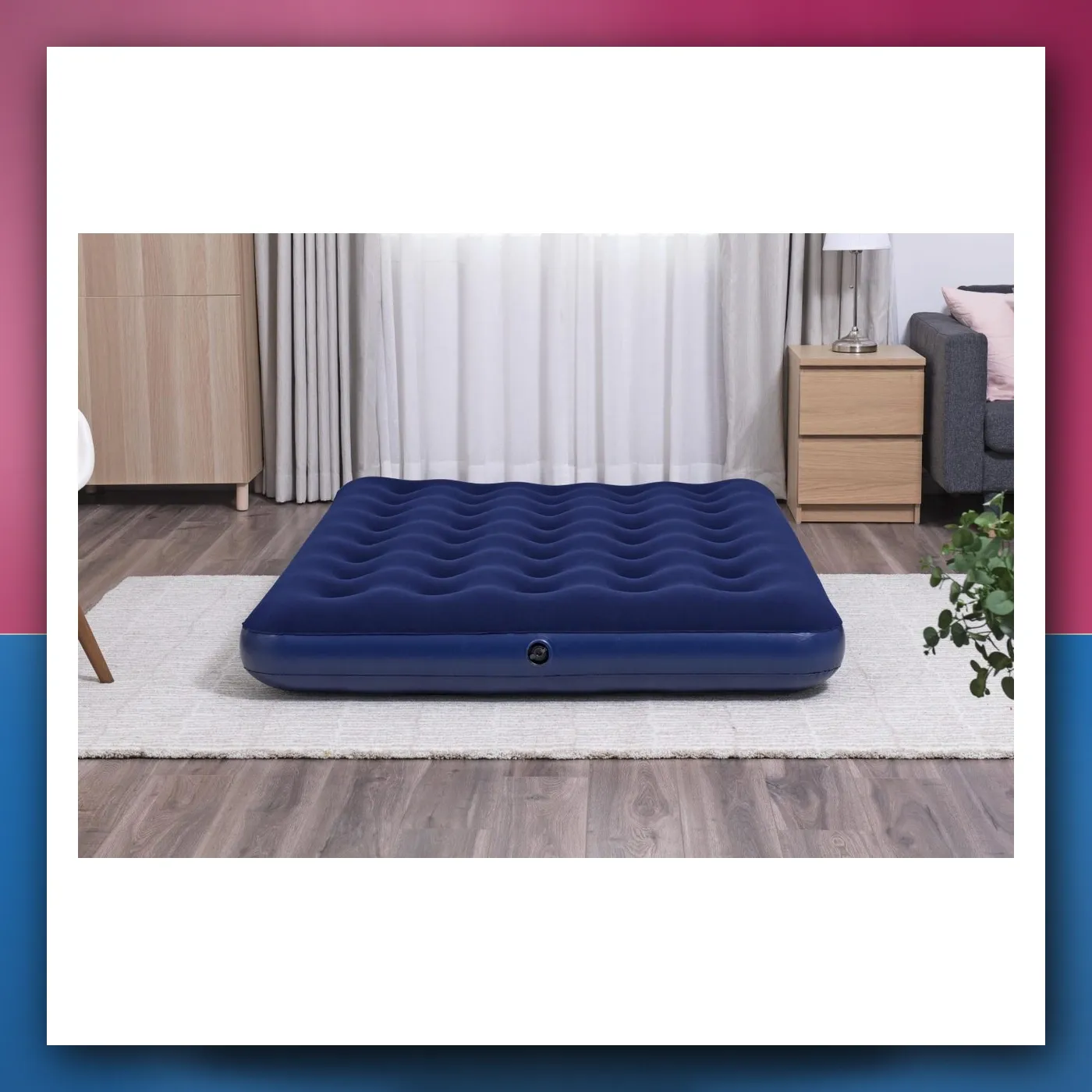 Madrac Velurov PUN 191 / 137 / 22cm BESTWAY - slika 1