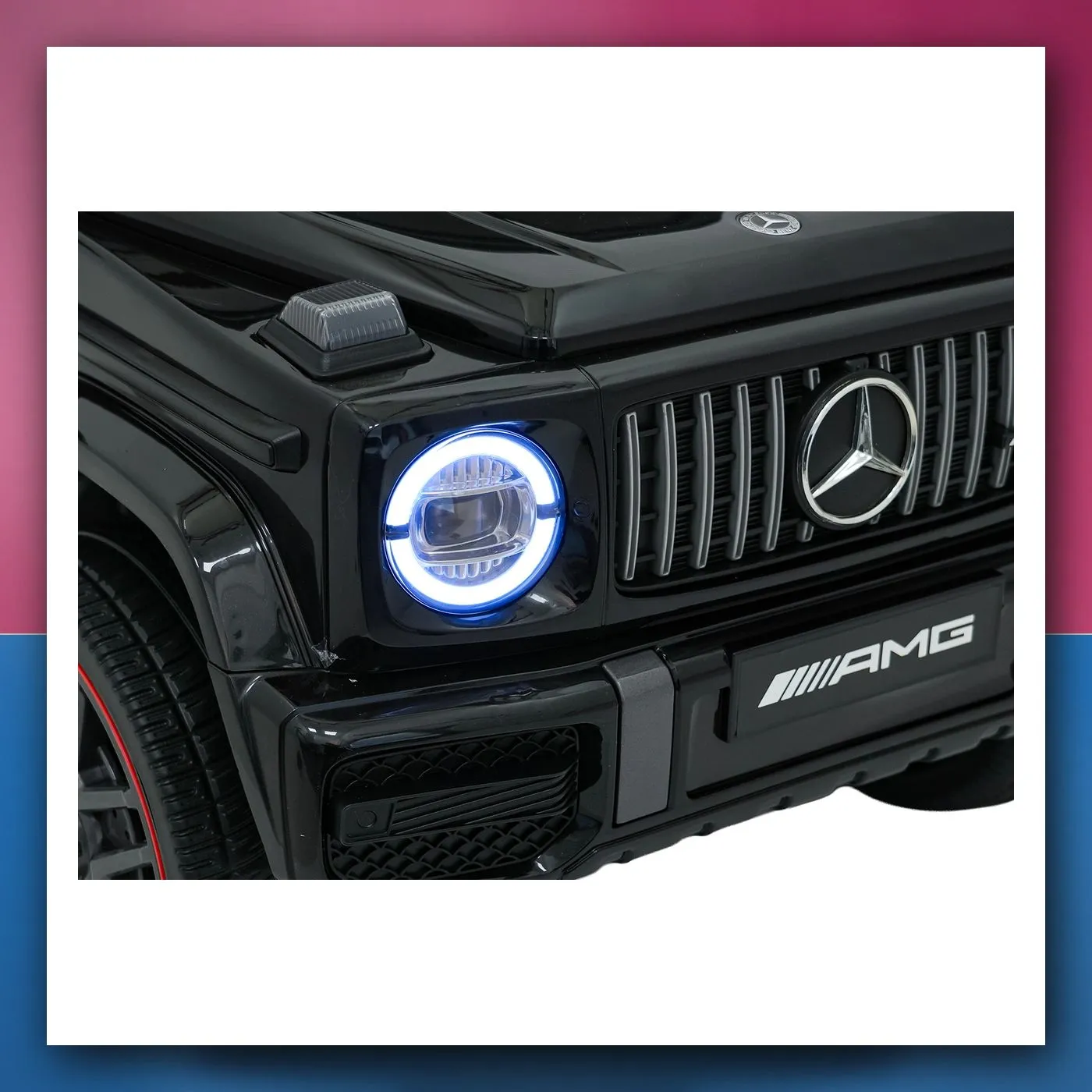 Auto na akumulator Mercedes G63 AMG LIFT crni - slika 1