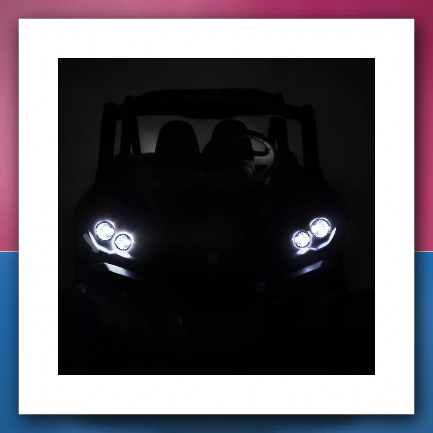 Buggy SuperStar za djecu plavi + MP4 + Pogon 4x4 + Daljinski upravljač + Prtljažnik + LED + Blokada vrata - slika 1