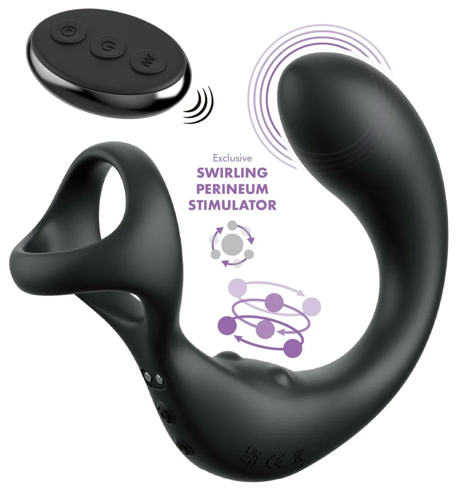 Prostata-Vibrator „Ass-Gasm Taint-Alizer“ mit Swirling Perineum Stimulator Prostata-Vibrator „Ass-Gasm Taint-Alizer“ mit Swirling Perineum Stimulator