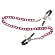 Nippelklammern mit Justierschrauben und Verbindungskette Nippelklammern mit Justierschrauben und Verbindungskette