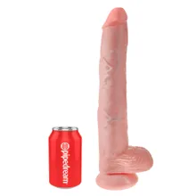 Naturdildo „14" Cock with Balls" mit Saugfuß Naturdildo „14" Cock with Balls" mit Saugfuß