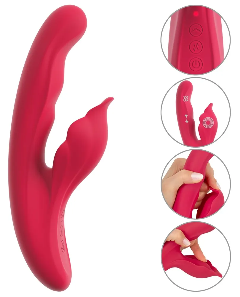 Stoßvibrator „be Hot“ mit Wärmefunktion Stoßvibrator „be Hot“ mit Wärmefunktion