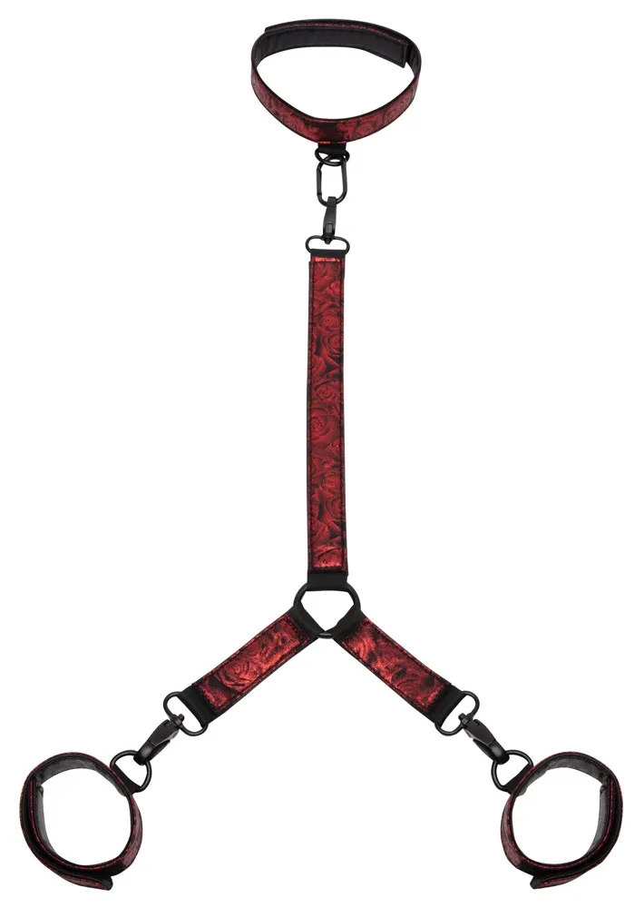 Hals- und Handfessel „Sweet Anticipation Collar and Wrist Cuffs“, beidseitig tragbar Hals- und Handfessel „Sweet Anticipation Collar and Wrist Cuffs“, beidseitig tragbar
