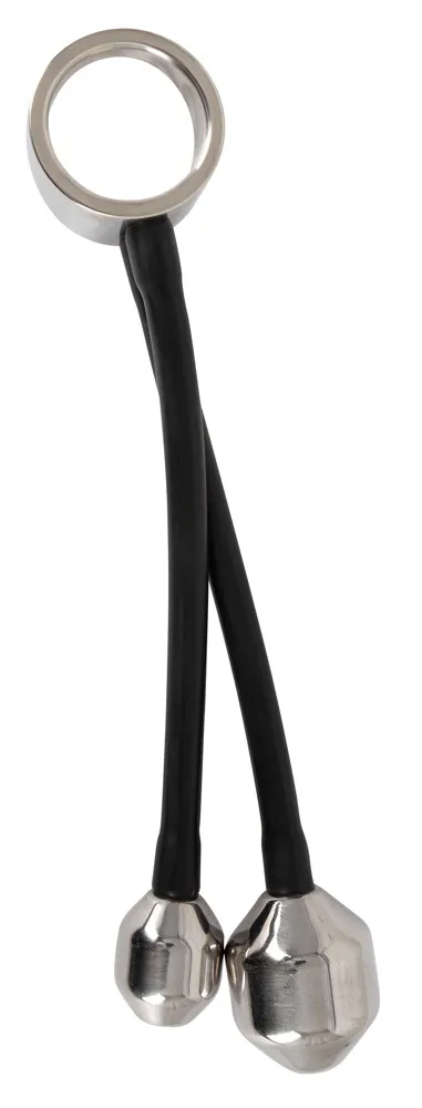 Penisring „Cock ring & Ass plugs“ mit 2 schweren Plug-Gewichten Penisring „Cock ring & Ass plugs“ mit 2 schweren Plug-Gewichten