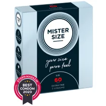 Kondome „60 mm“, transparent, hauchdünn, feucht Kondome „60 mm“, transparent, hauchdünn, feucht