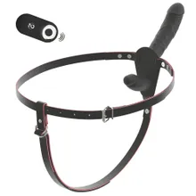 Strap-on „RC Vibrating Double“ mit Außen- und Innen-Vibrator Strap-on „RC Vibrating Double“ mit Außen- und Innen-Vibrator