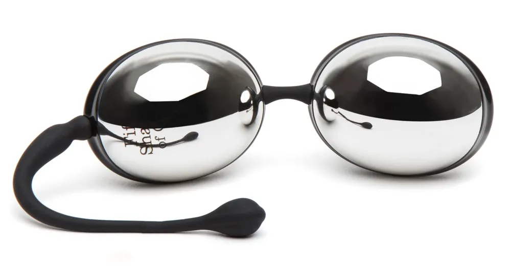 Liebeskugeln „Inner Goddess Silver Jiggle Balls“, 2 Kugeln, Ø 3,6 cm, 67 g Liebeskugeln „Inner Goddess Silver Jiggle Balls“, 2 Kugeln, Ø 3,6 cm, 67 g