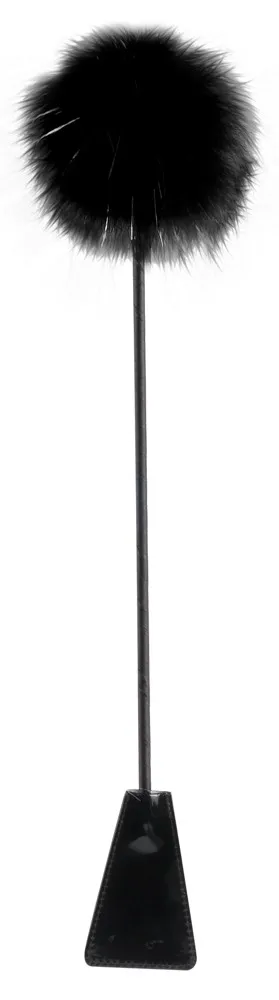 Feder-Peitsche „Feather Crop“, mit kleinem Paddel Feder-Peitsche „Feather Crop“, mit kleinem Paddel