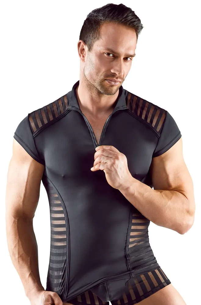 Shirt mit Reißverschluss Shirt mit Reißverschluss