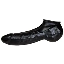 Penis-/Hodenhülle „Black Sleeve“ aus Latex Penis-/Hodenhülle „Black Sleeve“ aus Latex