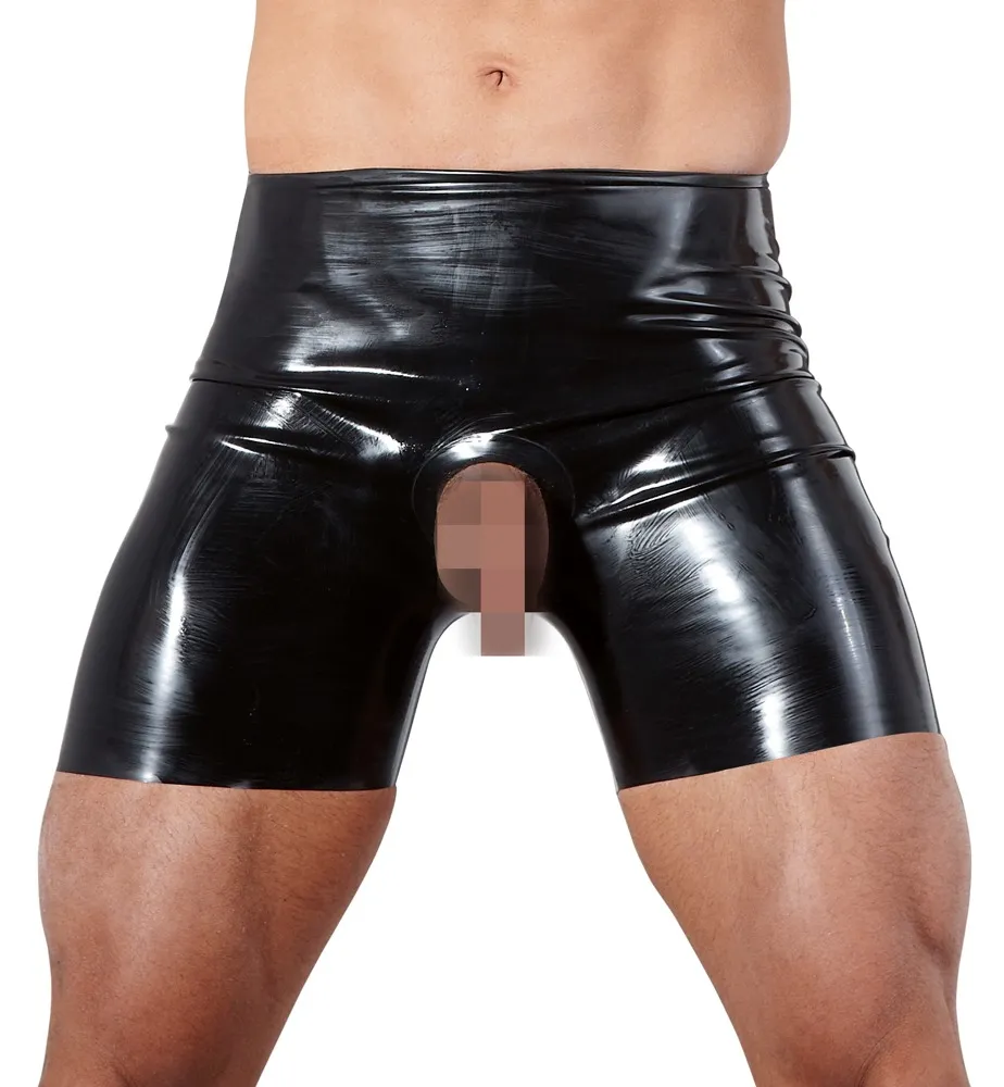 Pants mit Showmaster-Öffnung für Penis und Hoden, Latex Pants mit Showmaster-Öffnung für Penis und Hoden, Latex
