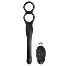 Analvibrator „The Vibe“ mit Penis- und Hodenring, multi-flexibel Analvibrator „The Vibe“ mit Penis- und Hodenring, multi-flexibel