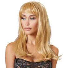 Perücke, blond, lang Perücke, blond, lang