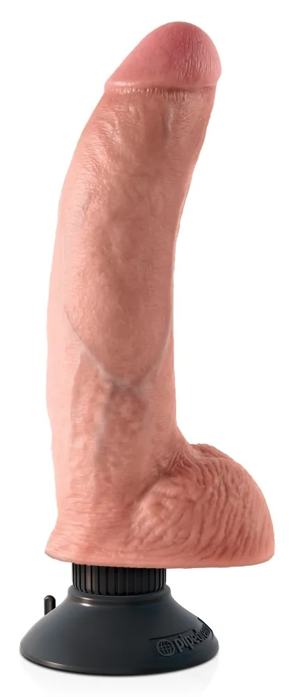 Vibrator „9" Vibrating Cock with Balls“, 23 cm Vibrator „9" Vibrating Cock with Balls“, 23 cm