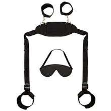 "Hals/Nacken-Hand-Fuß-Fessel" inklusive Augenmaske "Hals/Nacken-Hand-Fuß-Fessel" inklusive Augenmaske