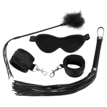 4-teiliges Bondageset „Fetish Kit Samt“, für zarte bis harte Sessions 4-teiliges Bondageset „Fetish Kit Samt“, für zarte bis harte Sessions