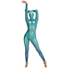 Overall „Beasty“ mit angenähter Kopfmaske Overall „Beasty“ mit angenähter Kopfmaske