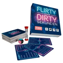 Partyspiel „Flirty or Dirty Seconds“ für 2–12 Spieler:innen Partyspiel „Flirty or Dirty Seconds“ für 2–12 Spieler:innen