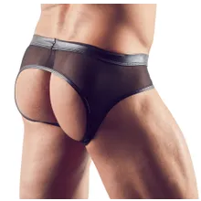 Slip aus Powernet kombiniert mit Wetlook Slip aus Powernet kombiniert mit Wetlook