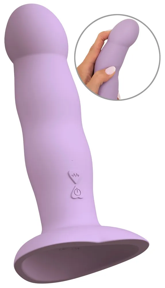 Vibrator „Heart Guy Purple“ mit herzförmigem Saugfuß Vibrator „Heart Guy Purple“ mit herzförmigem Saugfuß