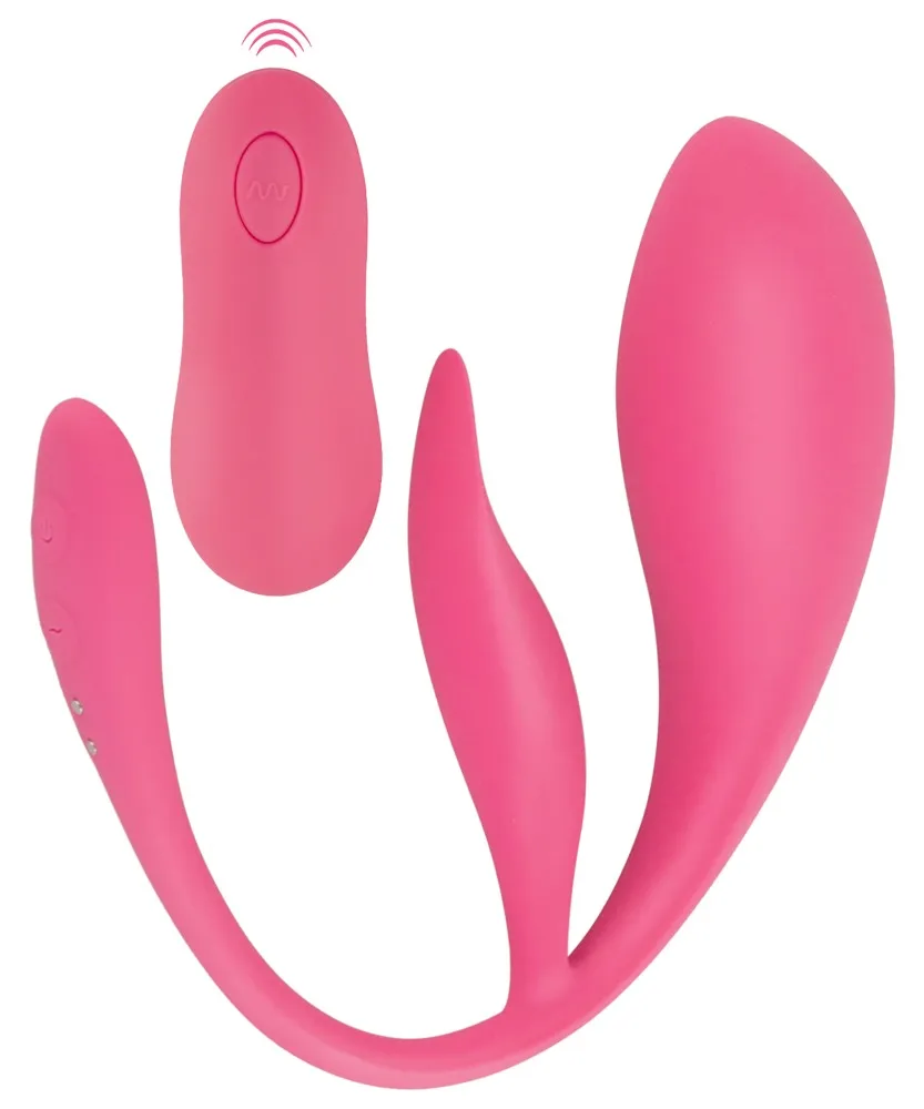 Vibro-Ei „RC Double Pleasure Love Ball“ mit Klitorisvibrator Vibro-Ei „RC Double Pleasure Love Ball“ mit Klitorisvibrator
