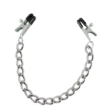 Nippelklammern mit Metallkette Nippelklammern mit Metallkette