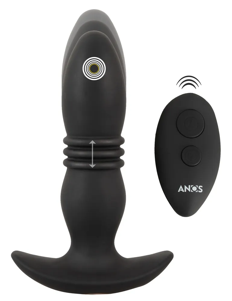 Vibro-Analplug „RC Thrusting Massager“ mit Fernbedienung Vibro-Analplug „RC Thrusting Massager“ mit Fernbedienung