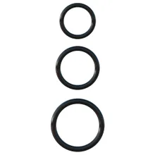 3-teiliges Penisring-Set „Silicone 3-Ring Stamina Set“, aus Silikon 3-teiliges Penisring-Set „Silicone 3-Ring Stamina Set“, aus Silikon