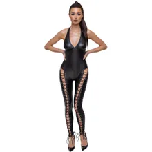 Overall im Mattlook, elastisch, mit 2-Wege-Reißverschluss im Schritt Overall im Mattlook, elastisch, mit 2-Wege-Reißverschluss im Schritt