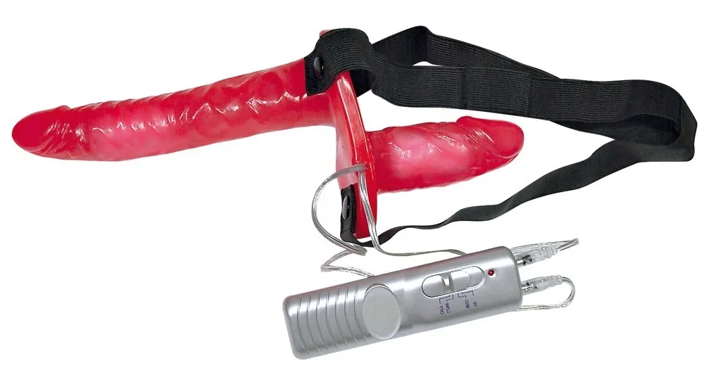 Umschnallvibrator „Strap-on Duo“ mit 2 Vibratoren Umschnallvibrator „Strap-on Duo“ mit 2 Vibratoren