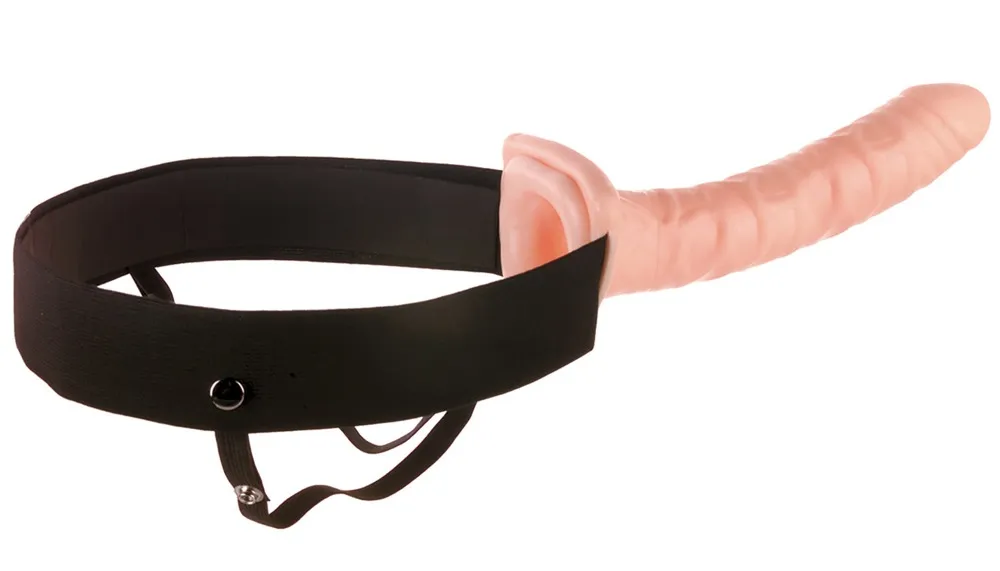 Umschnalldildo „10" Flesh Hollow Strap-on“, hohl Umschnalldildo „10" Flesh Hollow Strap-on“, hohl