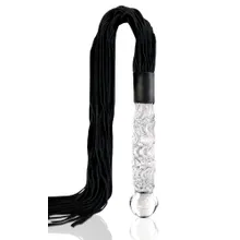 Glasdildo "No. 38", mit Lederriemen Glasdildo "No. 38", mit Lederriemen