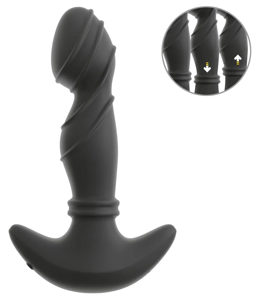 Prostata-Vibrator mit Rimming-Massageringen Prostata-Vibrator mit Rimming-Massageringen