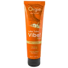 Erotik-Gel „Lube Tube Vibe! Piña Colada“ mit Vibrations-Effekt Erotik-Gel „Lube Tube Vibe! Piña Colada“ mit Vibrations-Effekt