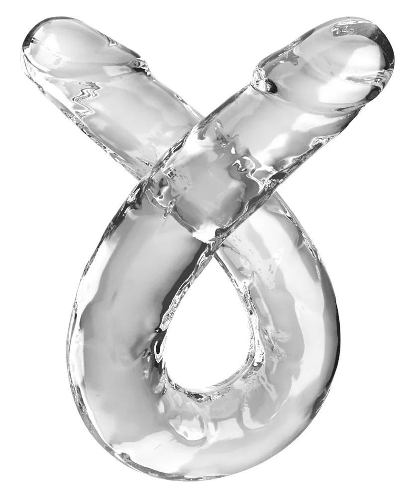 Doppeldildo transparent Doppeldildo transparent