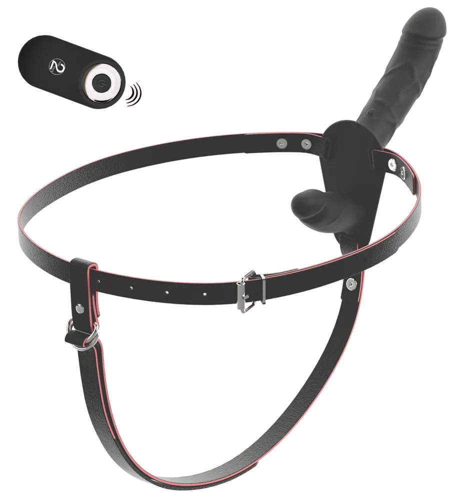 Strap-on „RC Vibrating Double“ mit Außen- und Innen-Vibrator Strap-on „RC Vibrating Double“ mit Außen- und Innen-Vibrator