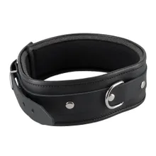 Halsfessel aus Leder, leicht gepolstert, verstellbar Halsfessel aus Leder, leicht gepolstert, verstellbar