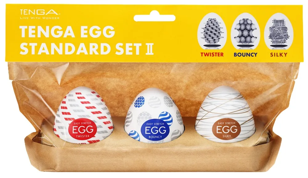 3-teiliges Masturbator-Set „Egg Standard Set 2“ 3-teiliges Masturbator-Set „Egg Standard Set 2“