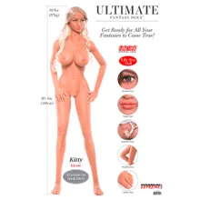 Liebespuppe „Ultimate Fantasy Doll Kitty“, lebensecht Liebespuppe „Ultimate Fantasy Doll Kitty“, lebensecht