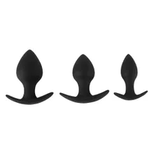 3-teiliges Analplug-Set 3-teiliges Analplug-Set