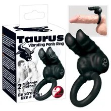 Vibro-Penisring „Taurus“, 3 cm Ø, mit Klitorisreizer Vibro-Penisring „Taurus“, 3 cm Ø, mit Klitorisreizer