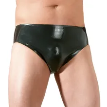 Slip aus Latex mit fest integriertem Anal-Dildo Slip aus Latex mit fest integriertem Anal-Dildo