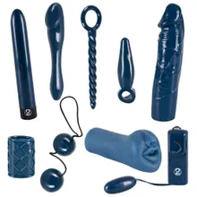 9-teiliges Sextoyset „Midnight Blue Set“ 9-teiliges Sextoyset „Midnight Blue Set“