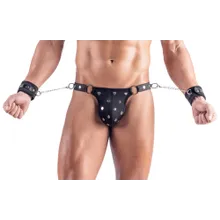 String inklusive Soft-Handfesseln String inklusive Soft-Handfesseln