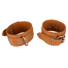 Handfesseln aus Leder im Naturlook Handfesseln aus Leder im Naturlook