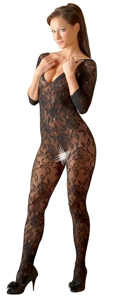 Spitzen-Catsuit ouvert Spitzen-Catsuit ouvert