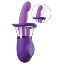 Vibrator „Ultimate Pleasure Pro Plus“ mit Saugschale und Vibro-Zunge Vibrator „Ultimate Pleasure Pro Plus“ mit Saugschale und Vibro-Zunge