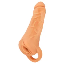 Penissleeve „Extender & Masturbator“ mit Hodenring Penissleeve „Extender & Masturbator“ mit Hodenring