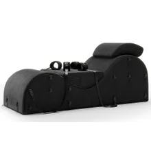 Liebesmöbel „Black Label Esse“ inklusive Fesseln und Augenmaske Liebesmöbel „Black Label Esse“ inklusive Fesseln und Augenmaske